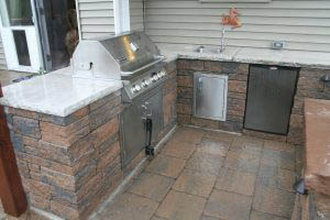 Outdoor Patio Design Backyard oasis with kitchen